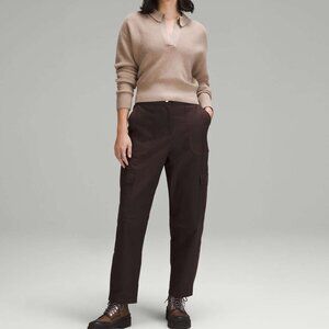 Lululemon Light Utilitech Cargo Pocket High-Rise Pant Espresso, Size 32/14